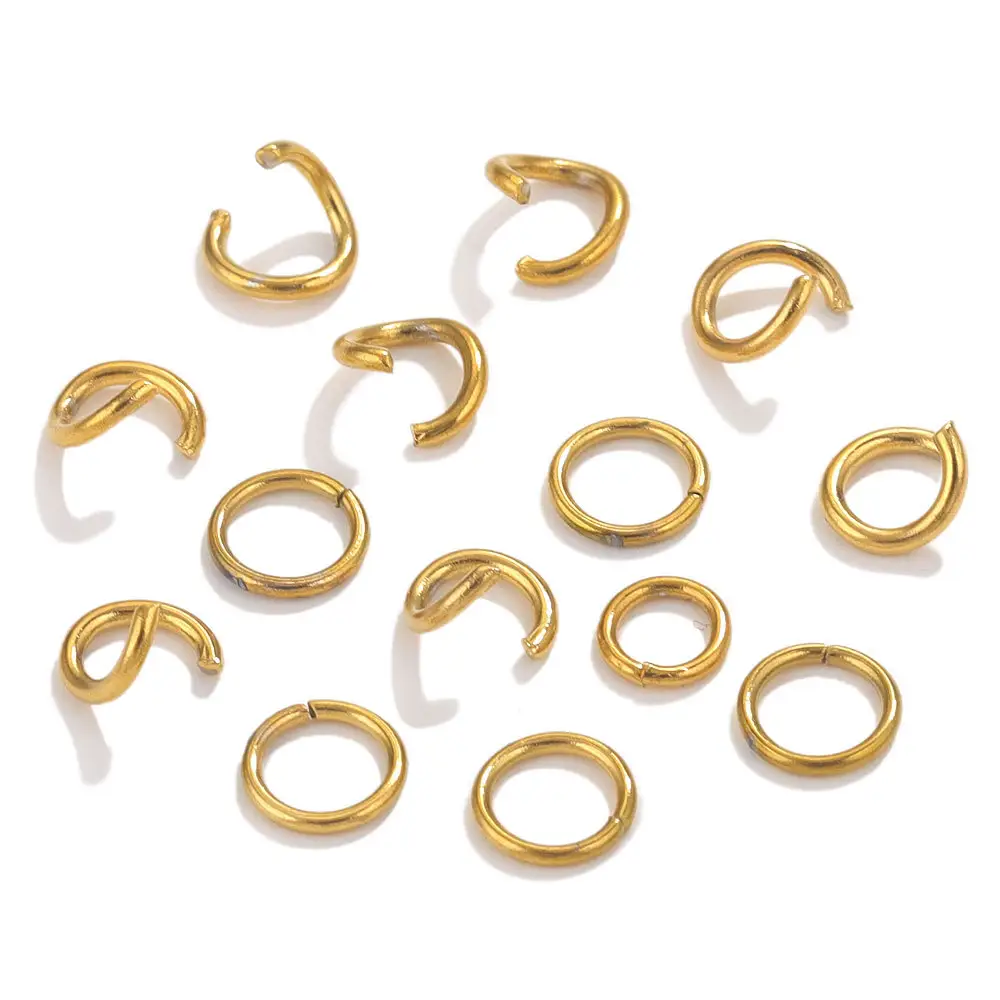 Gold Open Closed Jump Ring