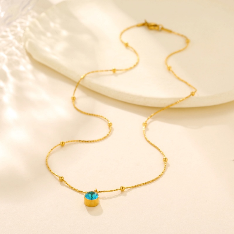 blue stone necklace