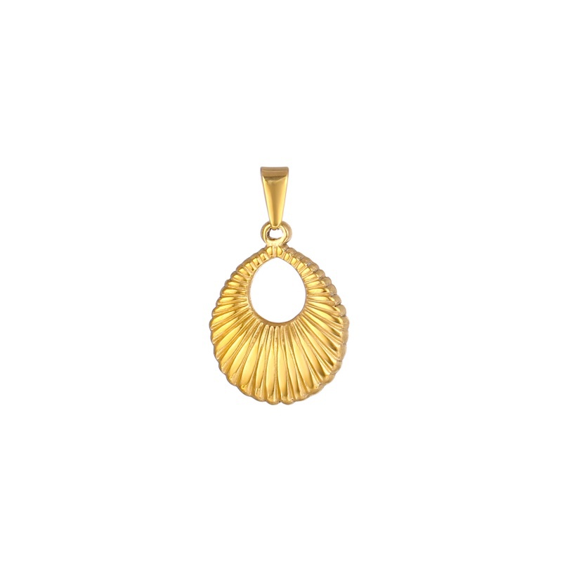 oval hollow shape pendant 