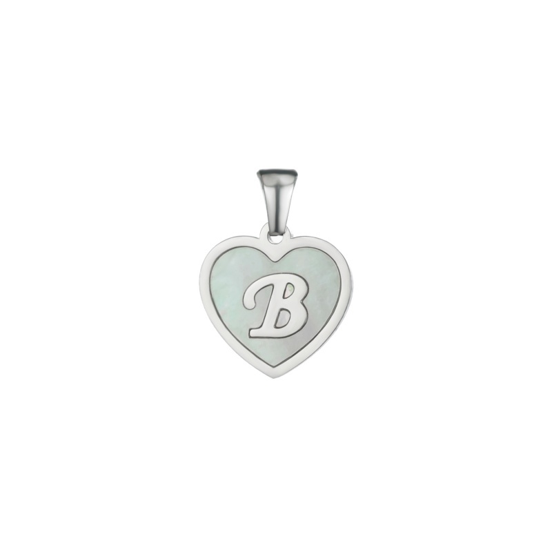 heart letter pendant 