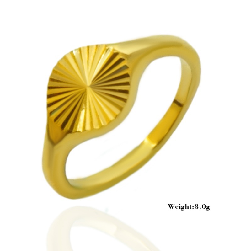 18k gold plated ring