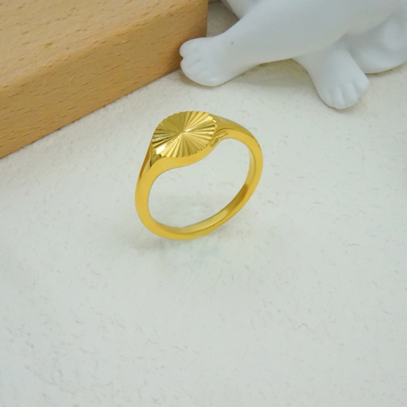 18k gold plated ring