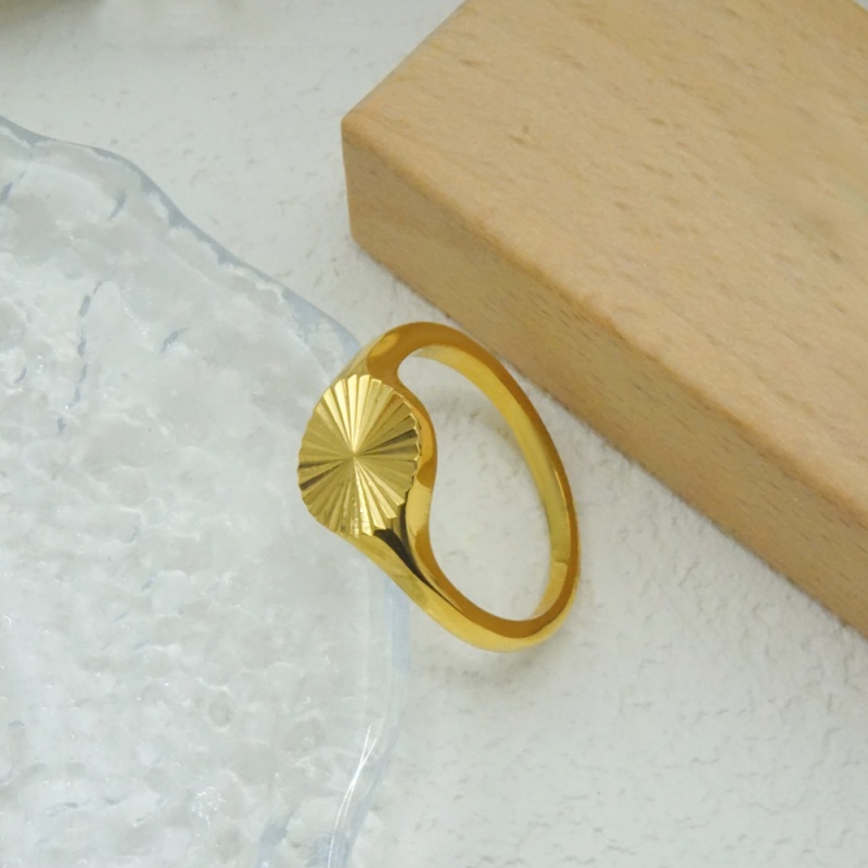 18k gold plated ring