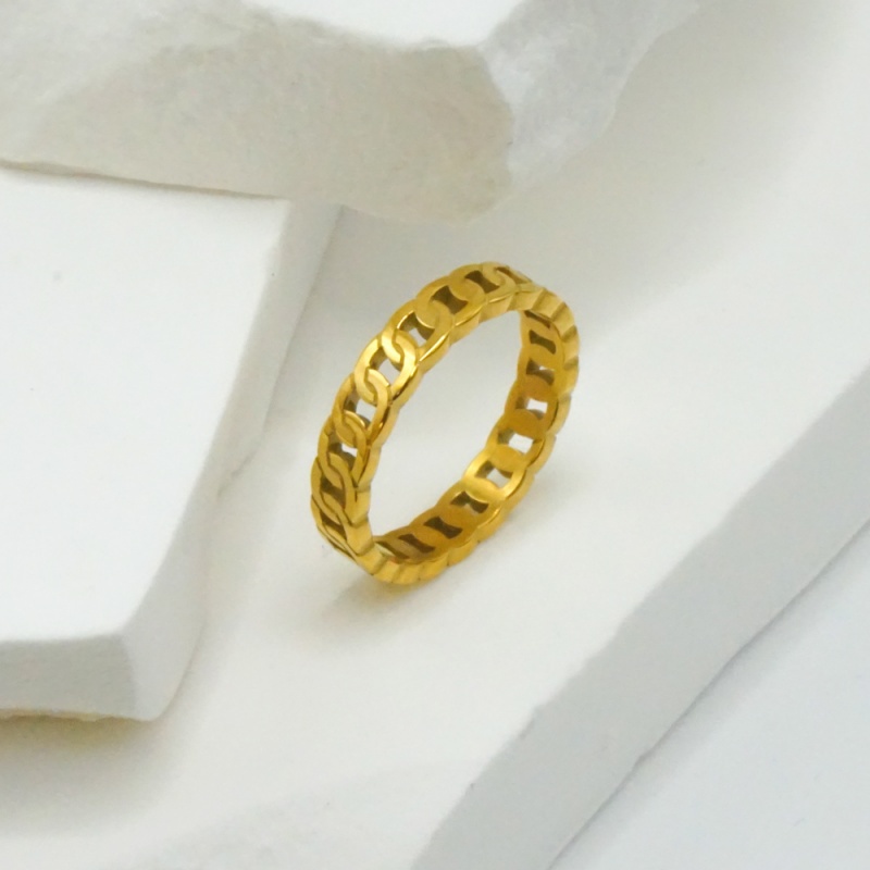 Cuban chain ring