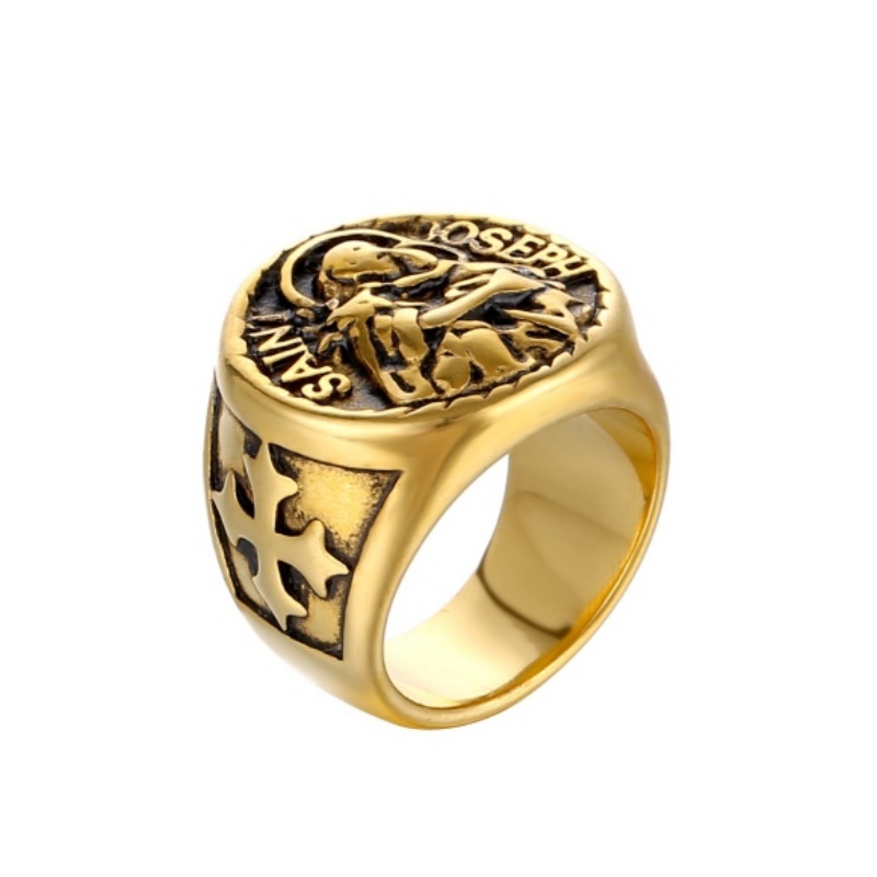 Gold Saint Joseph Ring