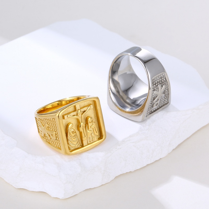 Jesus cross ring