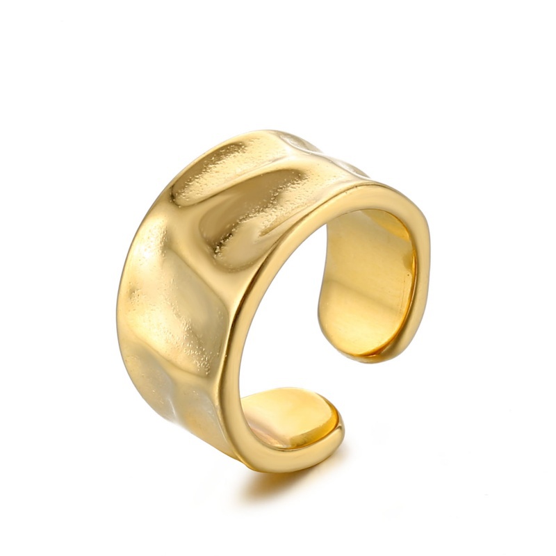 Gold Plated Women Men Finger Ring