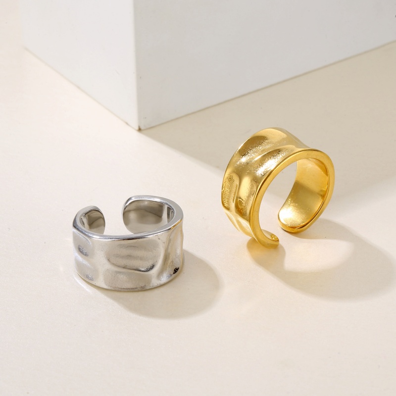 Gold Plated Women Men Finger Ring