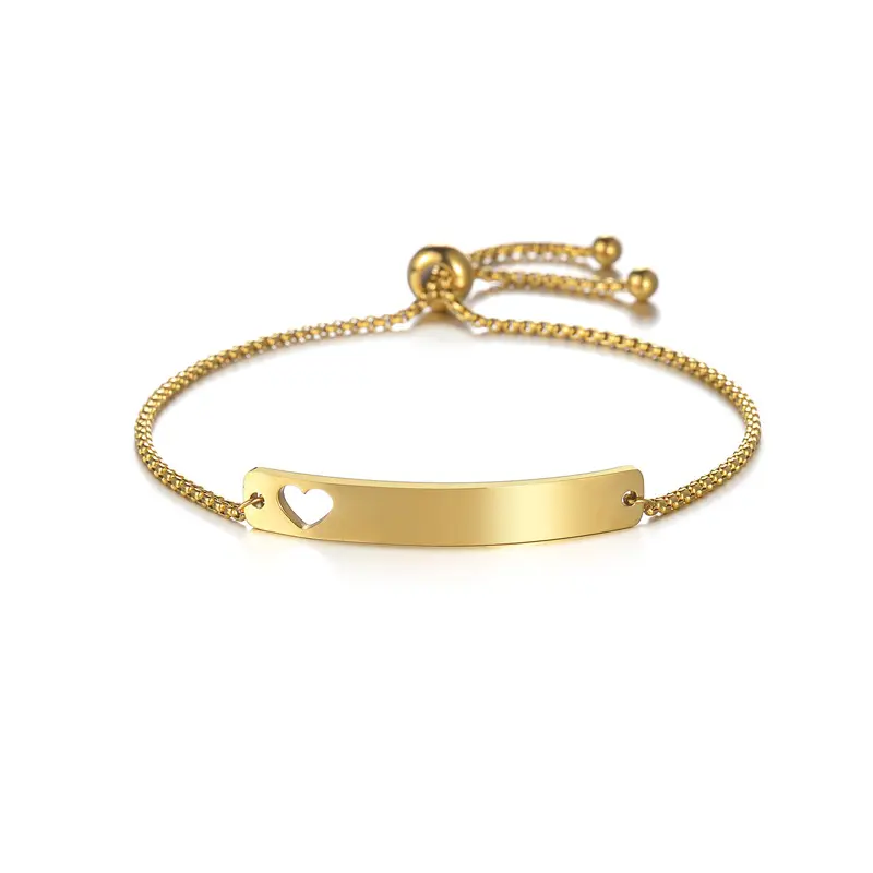 Gold Plated Chains Bracelet