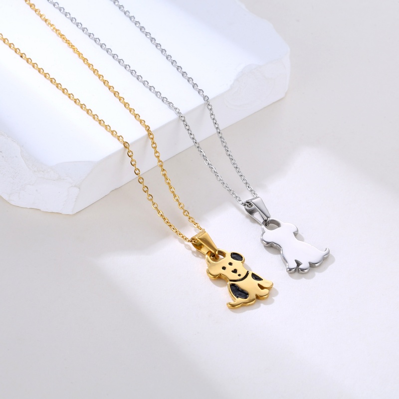 Dog shaped necklace