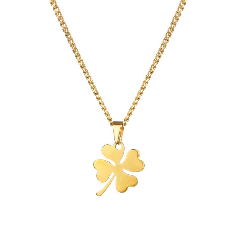 Ornamental Clover Necklace Jewelry