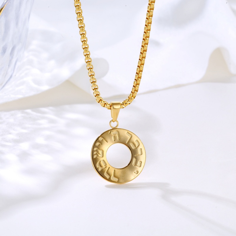 Hollow Out Round Necklace