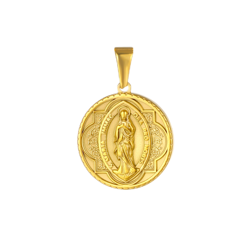 Virgin Mary Stainless Steel Pendant