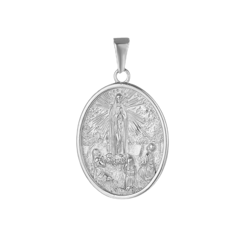 Religious Oval Pendant