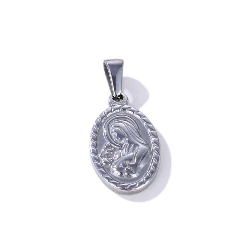 Stainless Steel Virgin Mary Pendant