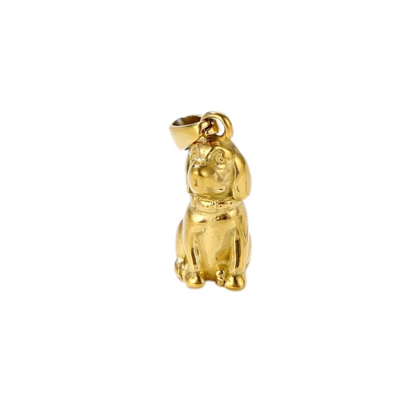 Gold plated Dog Pendant