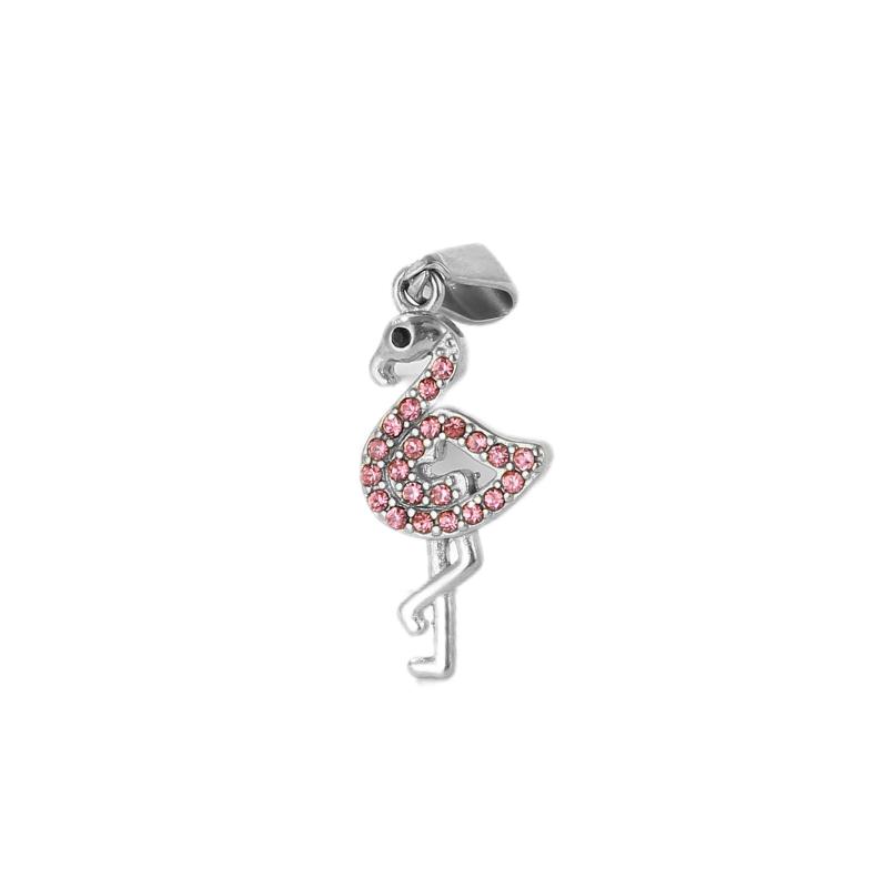 Flamingo stainless steel pendant