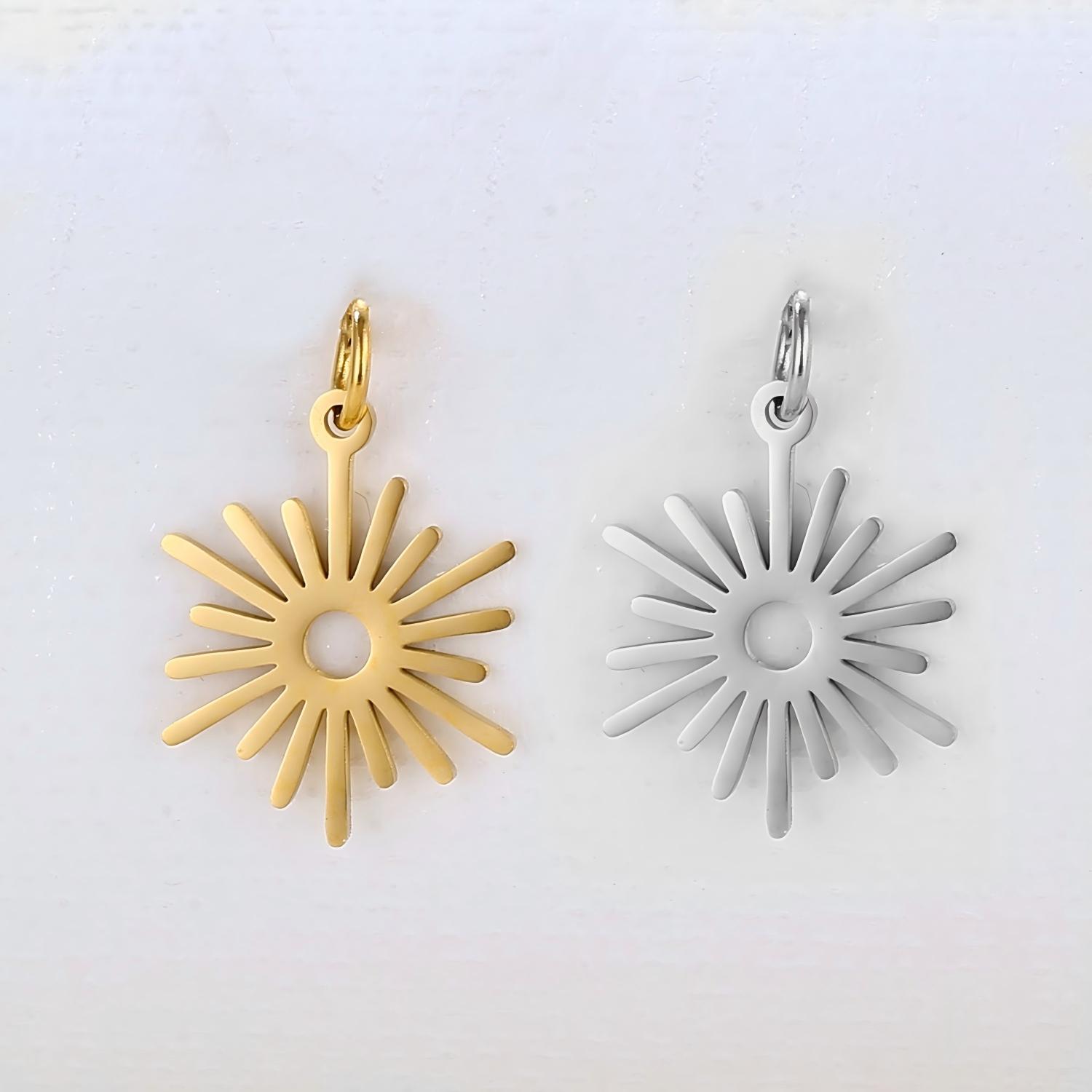 Hollow Out Sun Pendant