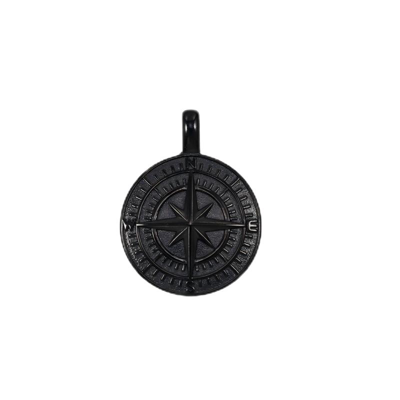 Stainless Steel Compass Pendant