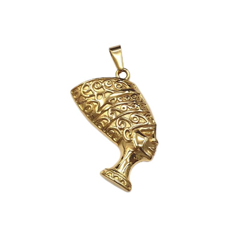 Gold Cleopatra Pendant