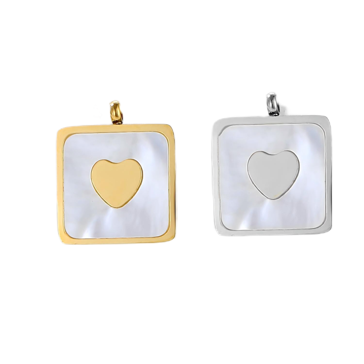 Heart Square Pendant