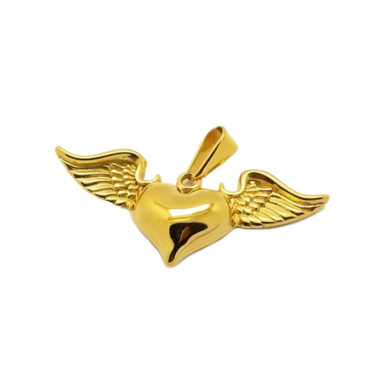 Gold Plated Wings Pendant