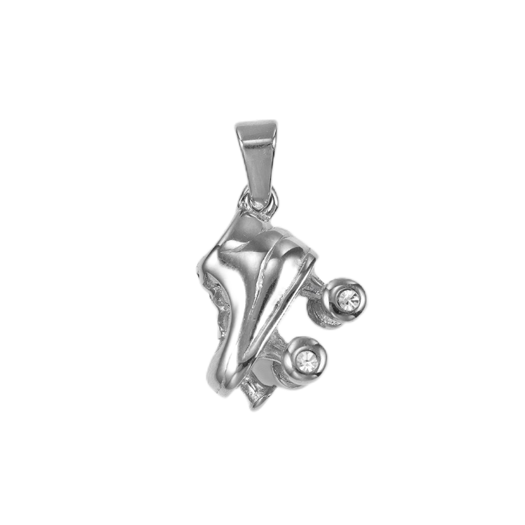 Roller Skate Diamond Pendant