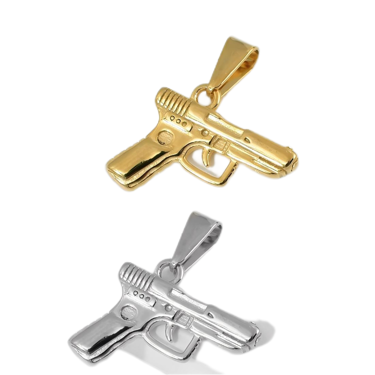 Pistol Shaped Pendant