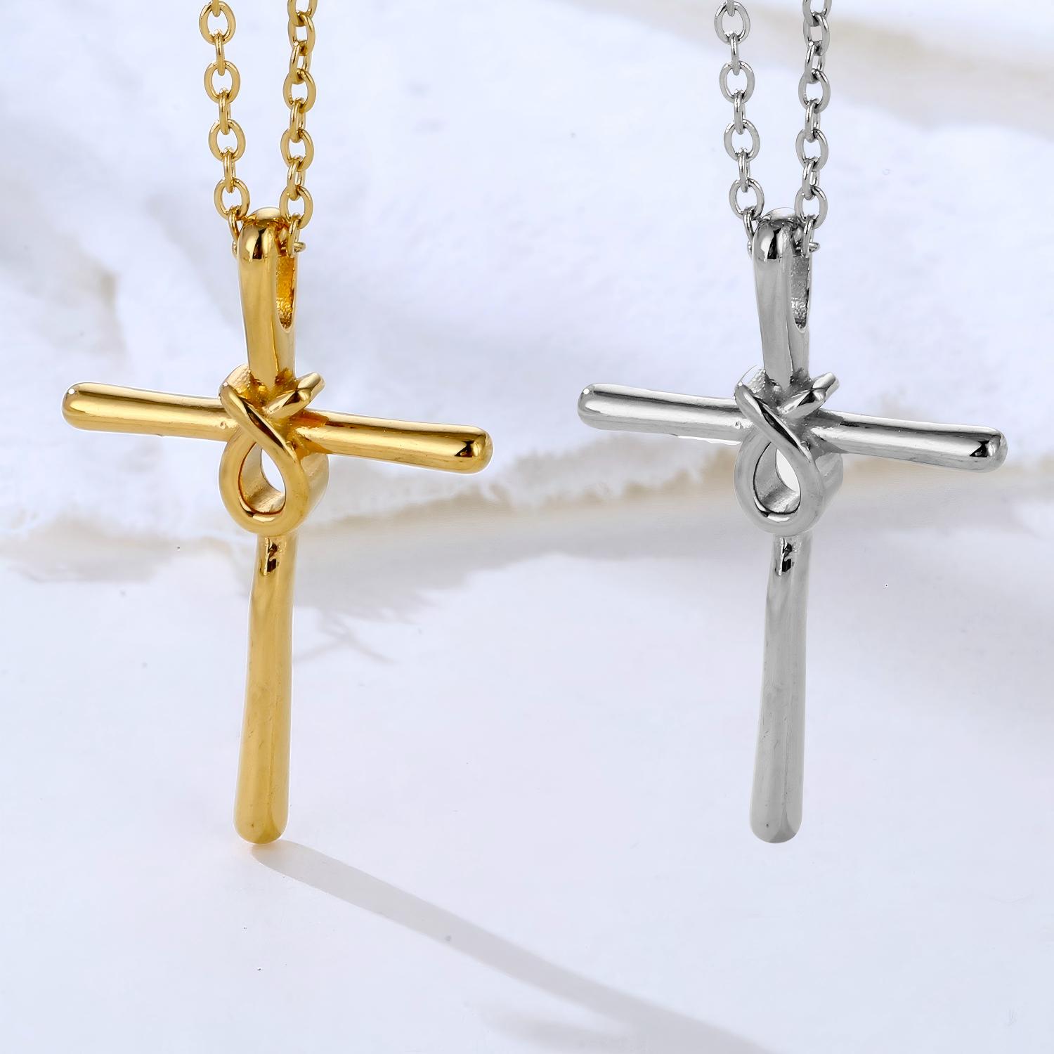 Knotted Cross Pendant