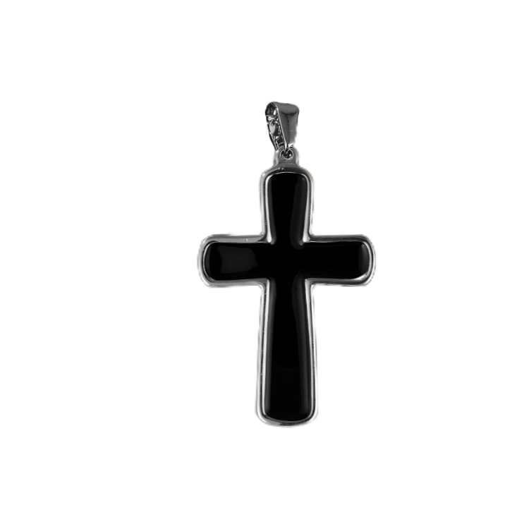 Cross Themed Stainless Steel Pendant