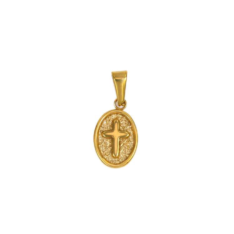 Holy Oval Cross Pendant