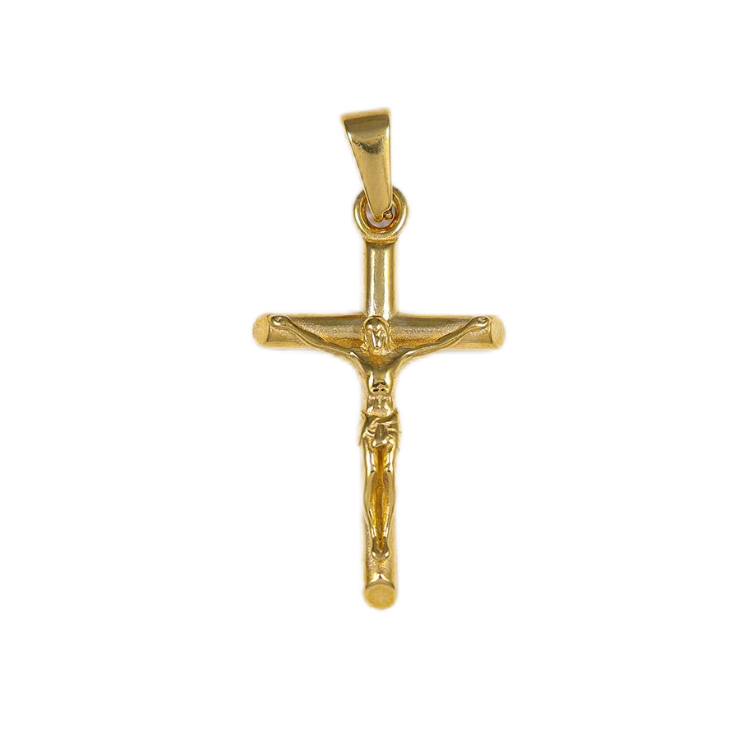 18K Gold Plated Jesus Cross Pendant