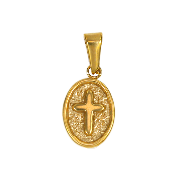 18K Gold Plated Holy Cross Pendant