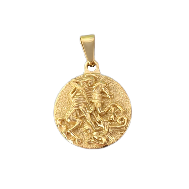 Gold Knight Pendant