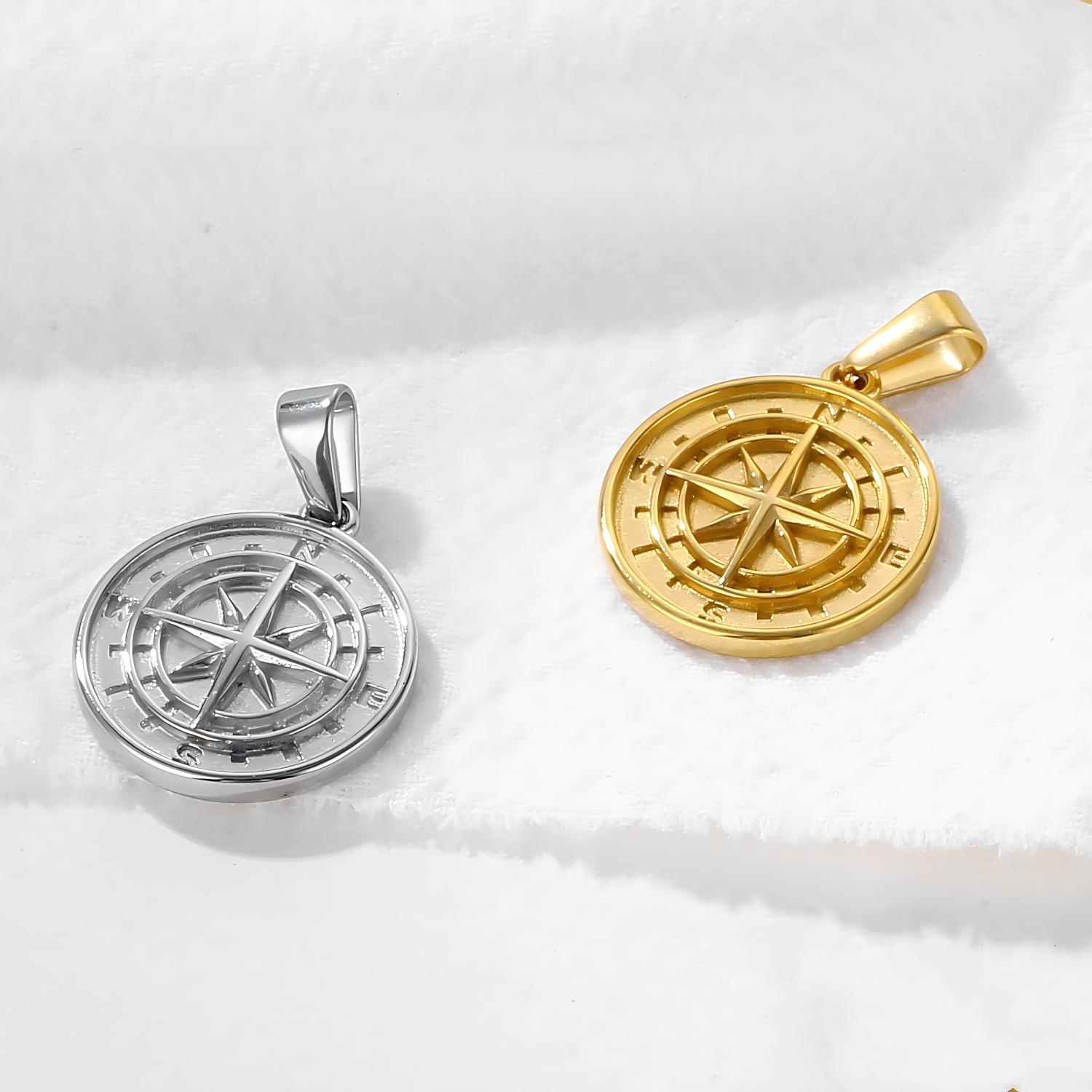 Nautical Style Compass Pendant