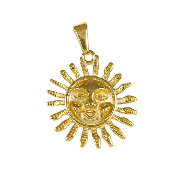 Wholesale Sun Face Pendant