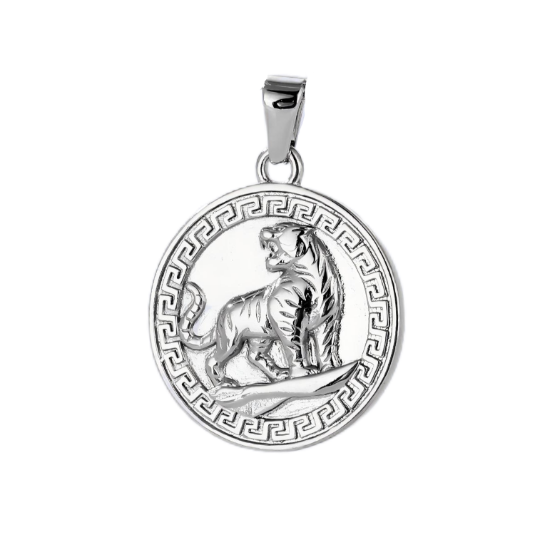 Tiger Stainless Steel Pendant Tiger Stainless Steel Pendant